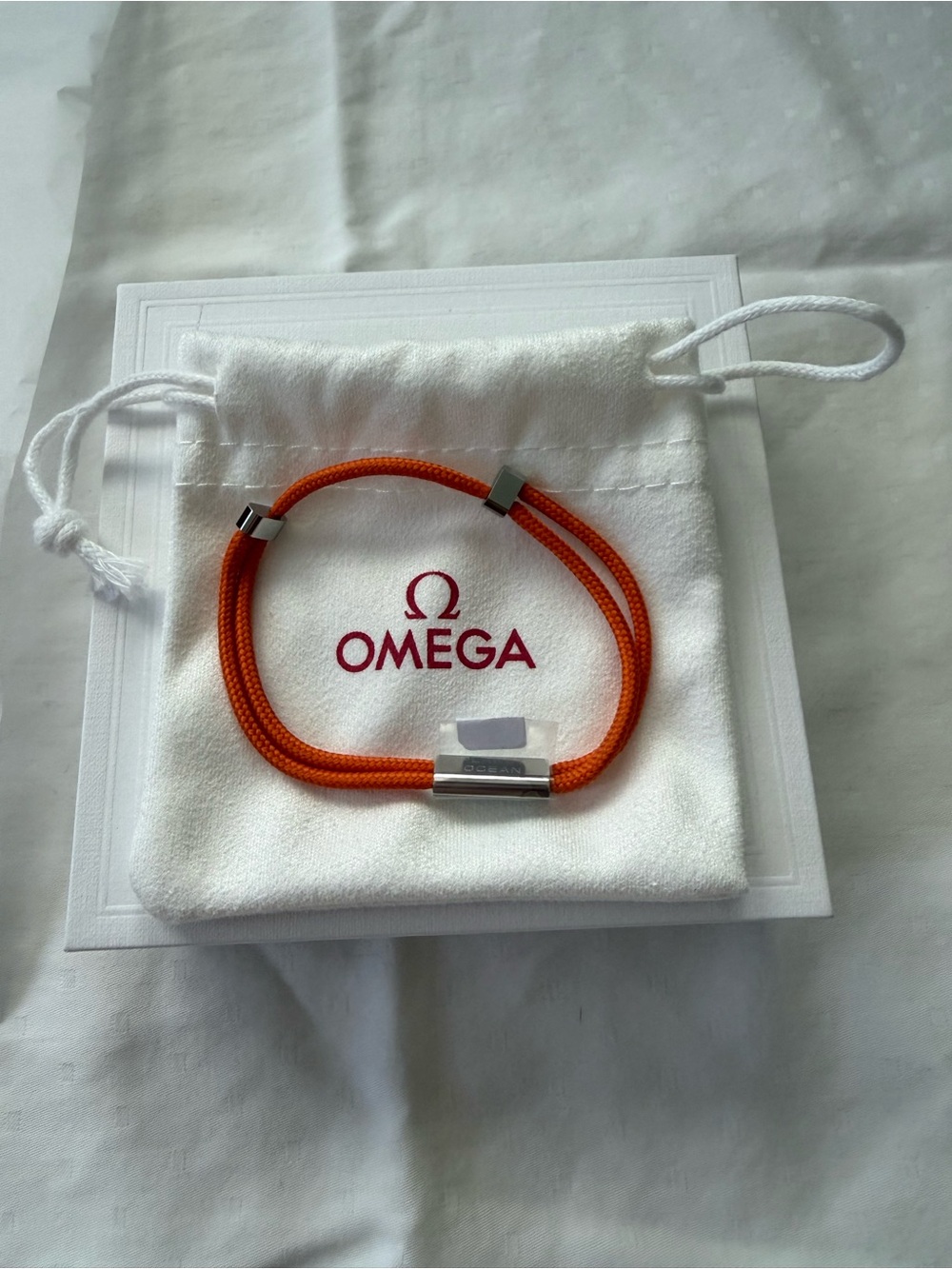 Omega Cord Bracelet Orange